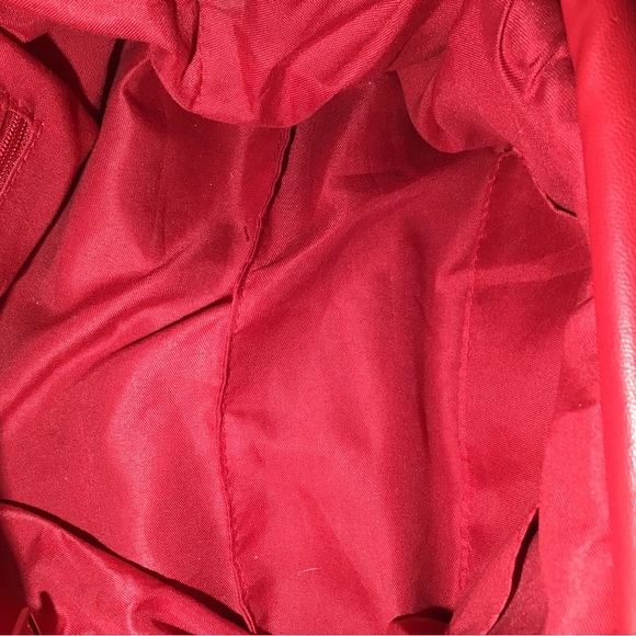 Badgley mischka red vintage shoulder bag - Picture 5 of 5